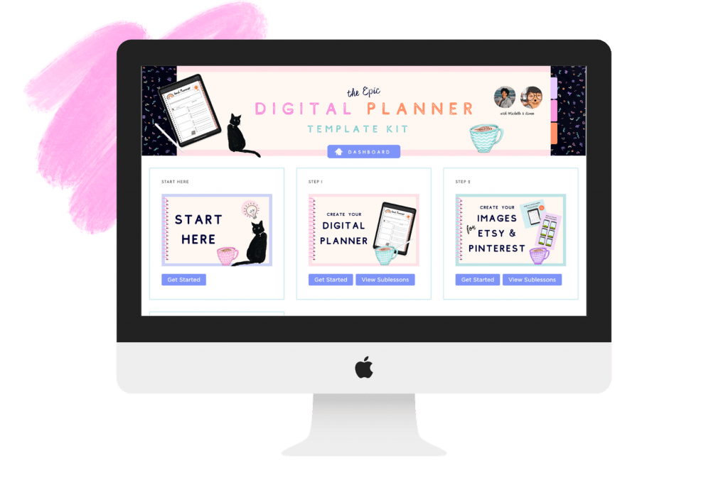 Digital Planner Template > $50 Only for First 500 people