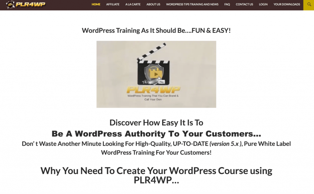 PLR4WP Coupon Code - $164 Off Promo Deal