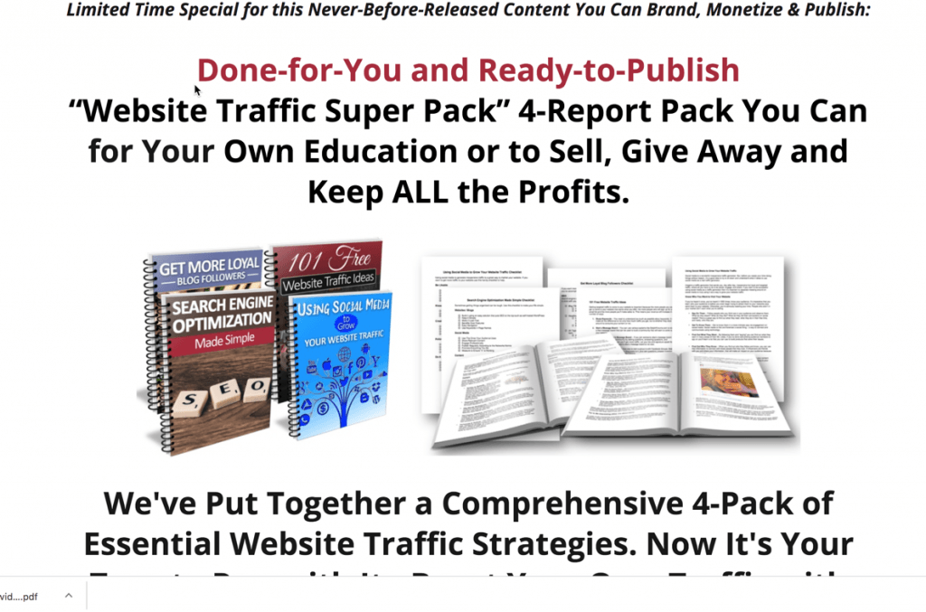 Website Traffic Super Pack Coupon Code > 100% Off Promo Deal